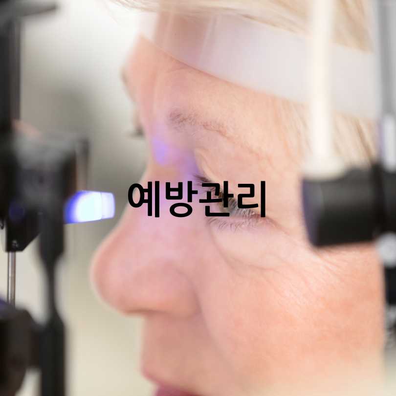 녹내장 초기 증상, 실명 확률 및 진행 속도