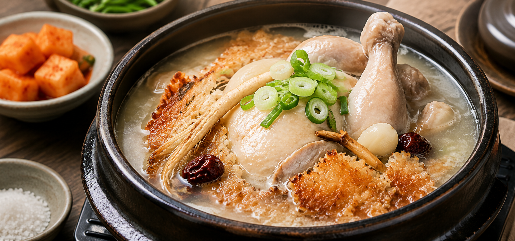 누룽지 삼계탕, 이렇게 끓이면 복날 완벽
