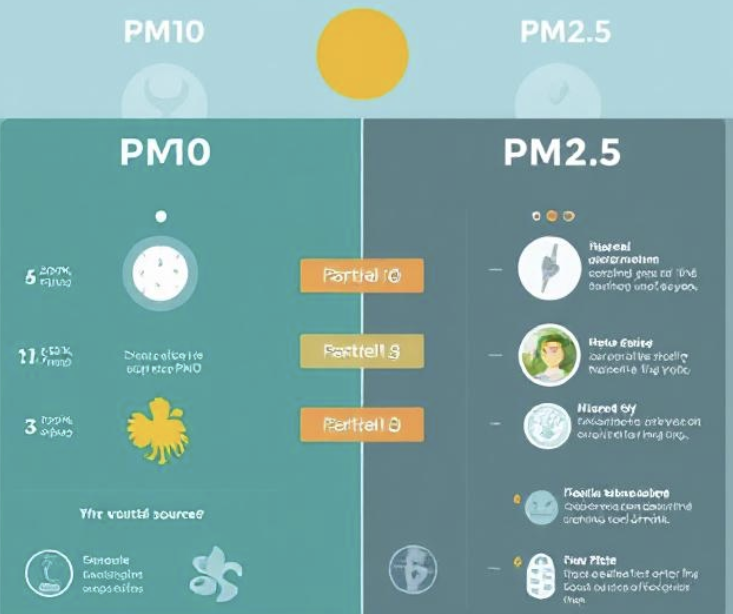 황사 미세먼지 차이