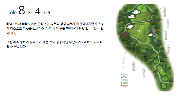 동촌 골프클럽 코스공략도 17