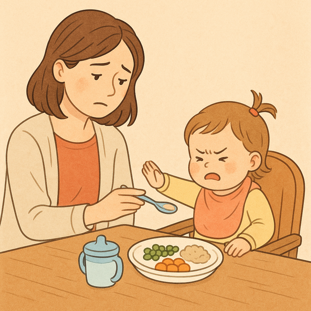 15개월 아기 식사 거부 상황