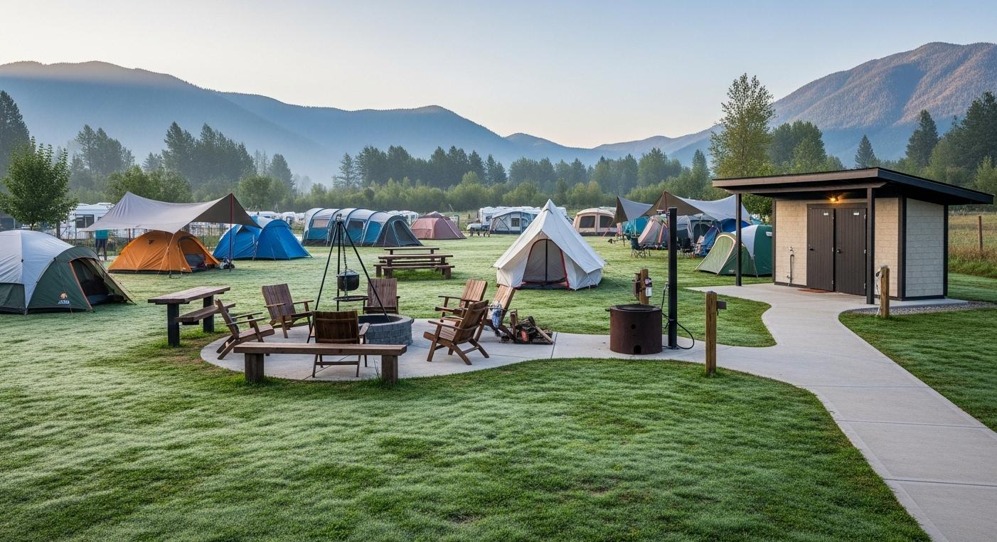 온수 샤워까지 가능한 전국 무료 노지캠핑장