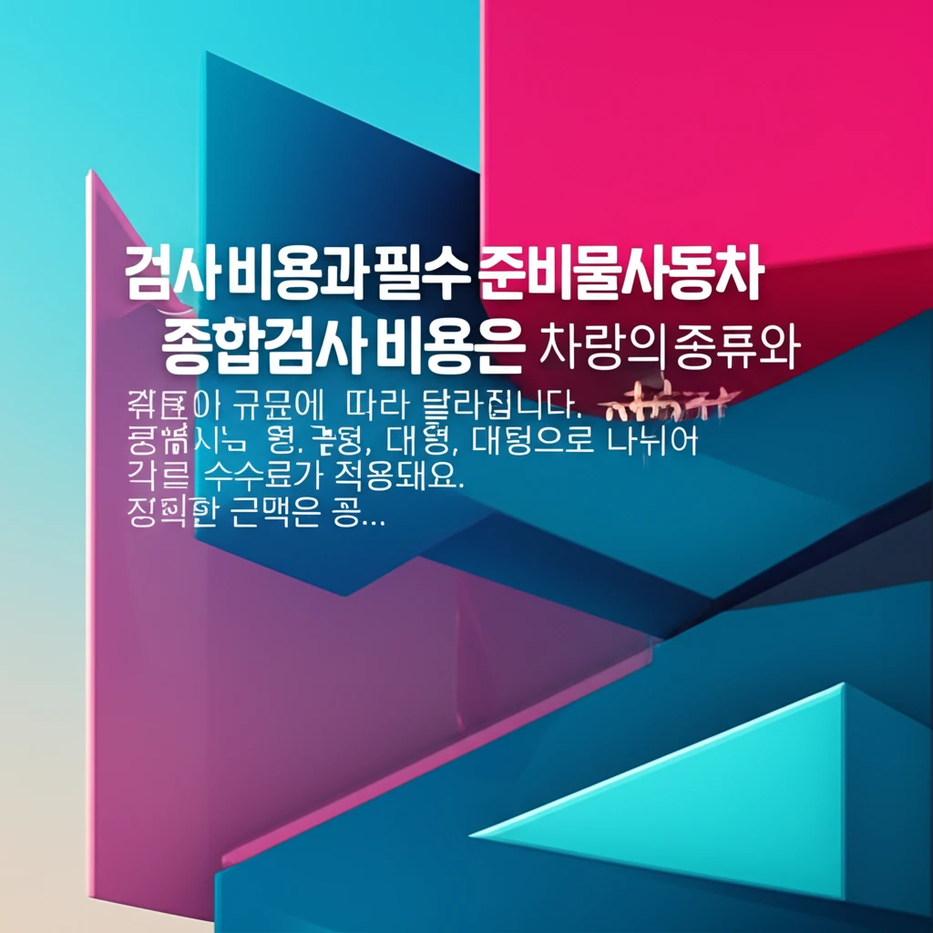 경기도 자동차 종합검사 만료일? 과태..