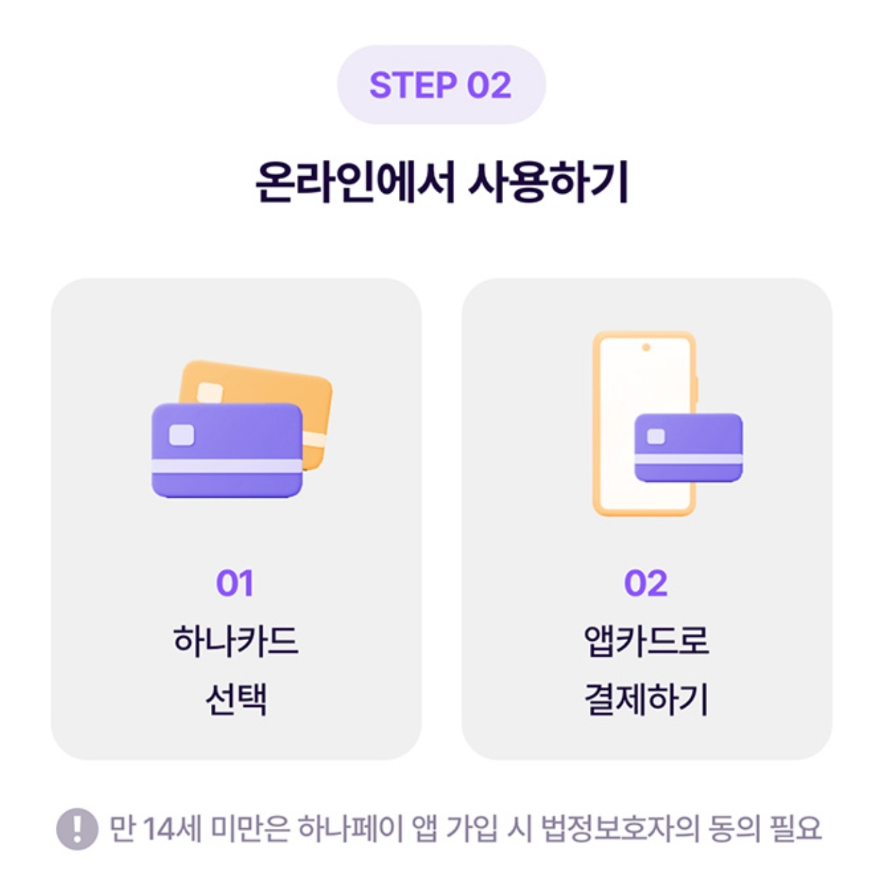아이부자카드 카드신청절차 카드사용방법 온라인 앱카드결제 2단계
