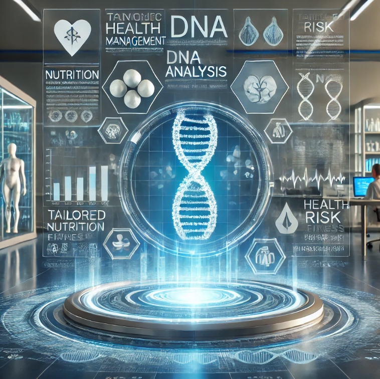 유전자 맞춤 건강 관련 이미지