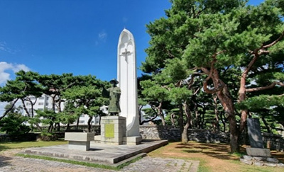 김대건 신부님 동상 사진