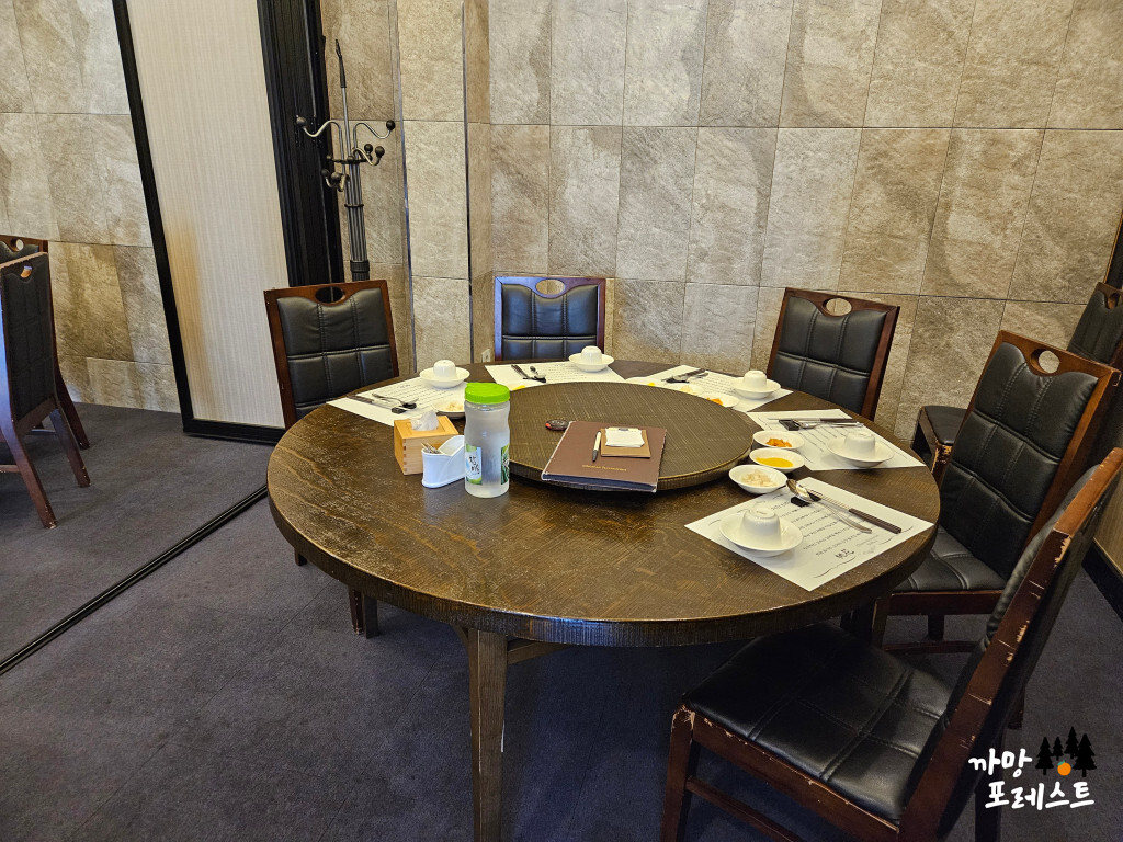 도화 중식집 내부