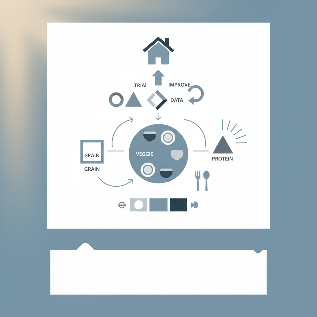 04_図4 あなたの食卓で試してみることから始めるに関する統計・生理メカニズム・対策を示す政策リポート用インフォグラフィック