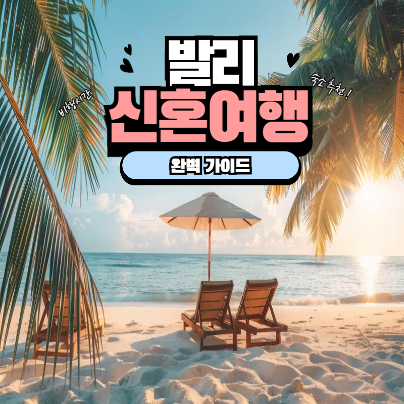 발리 신혼여행