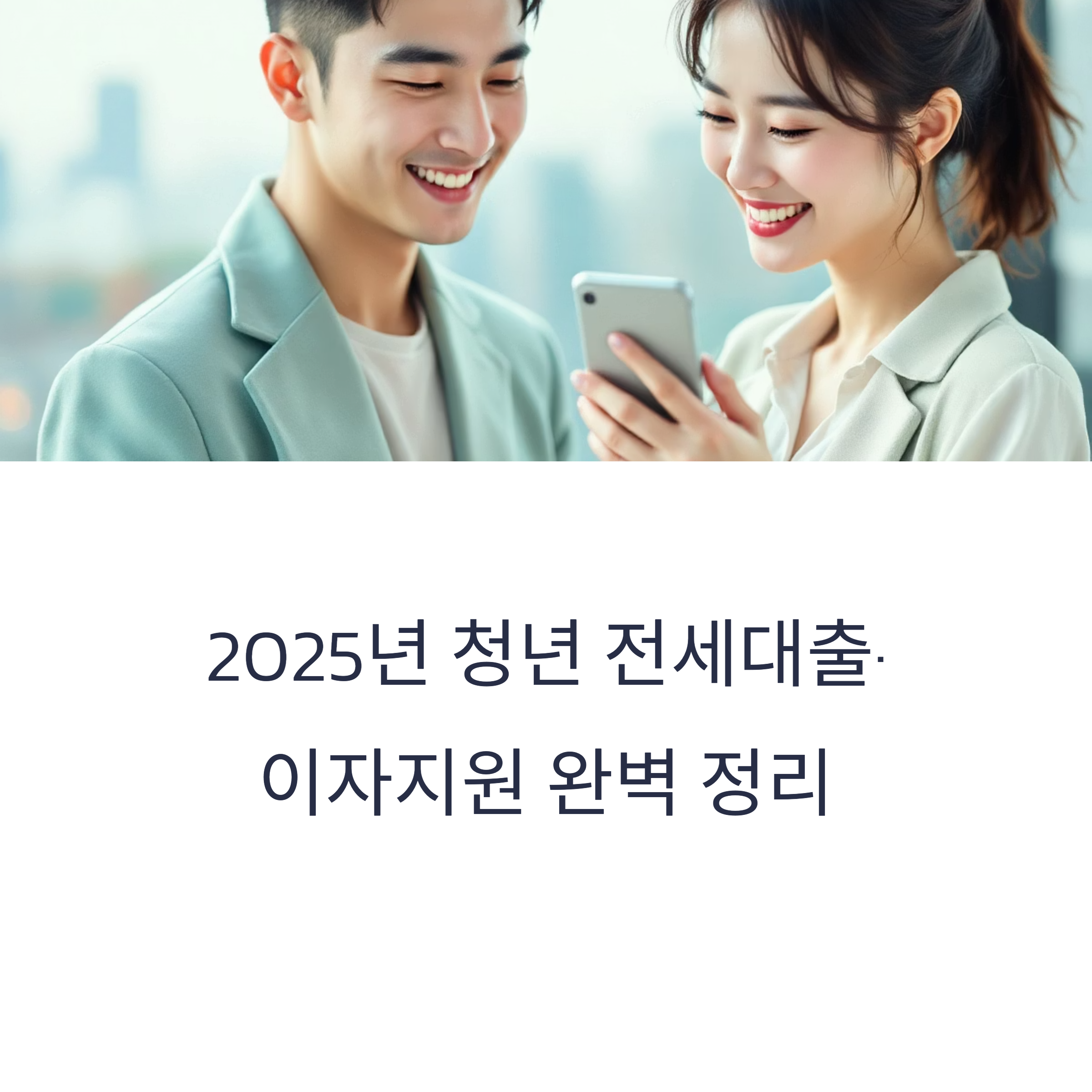 청년 전세대출, 이자지원 총정리