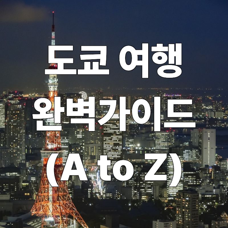 도쿄 여행 완벽 가이드