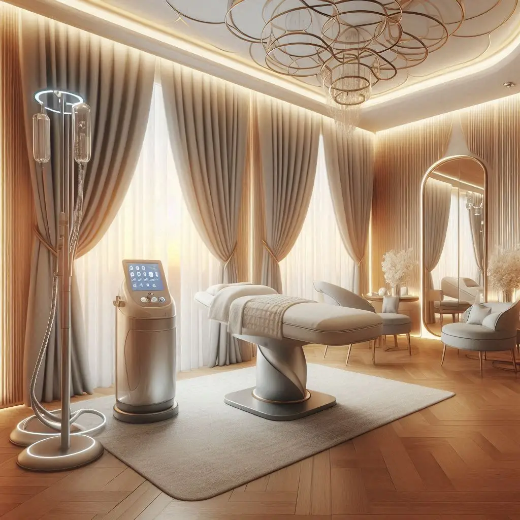 피부,체형관리 샵 배경