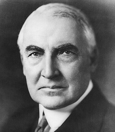 미국 29대 대통령 워런 G. 하딩