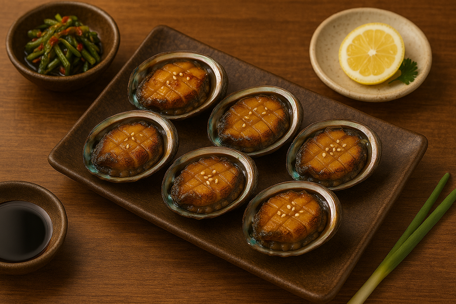 말복 보양식 전복구이