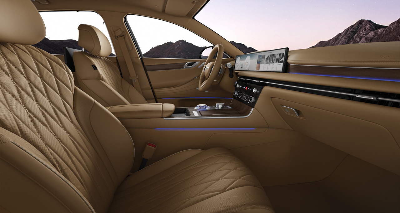 제네시스 G80 실내