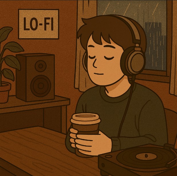 로파이 음악 감상 관련 사진