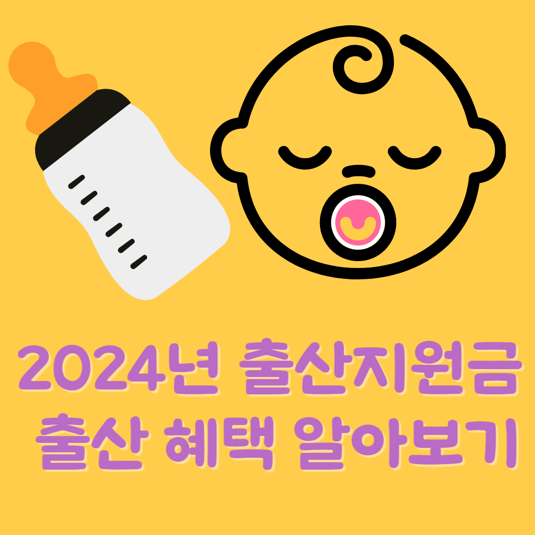 2024년 출산 지원금 및 출산혜택 알아보기