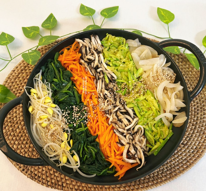 비건 채소 비빔밥