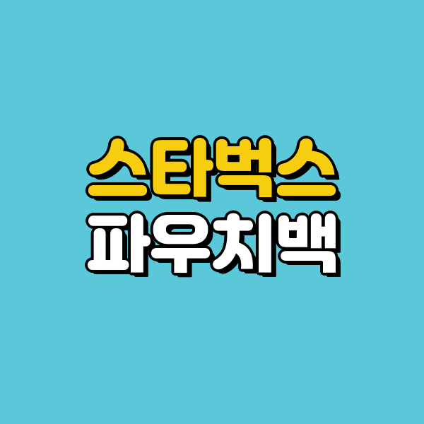 스타벅스 파우치백
