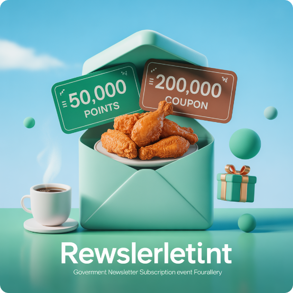 대한민국 정책브리핑 뉴스레터 구독 이벤트 이미지