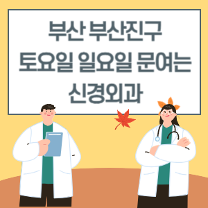 부산 부산진구 토요일 일요일 신경외과 진료 병원 리스트