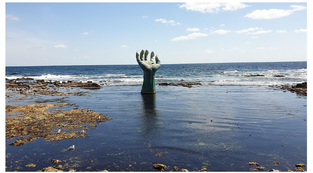 포항 호미곶 상생의 손 조형물
