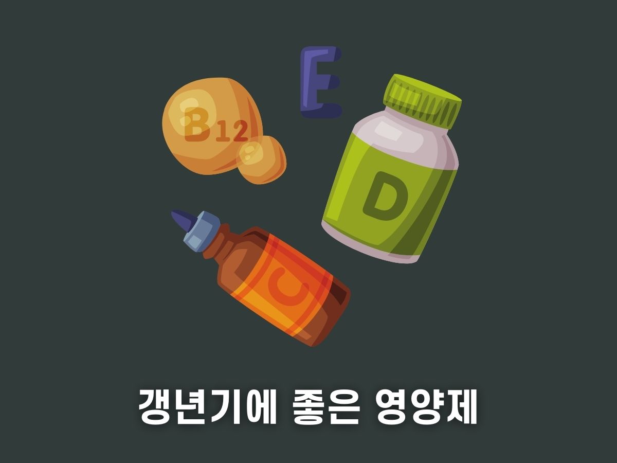 여성 갱년기 영양제 추천