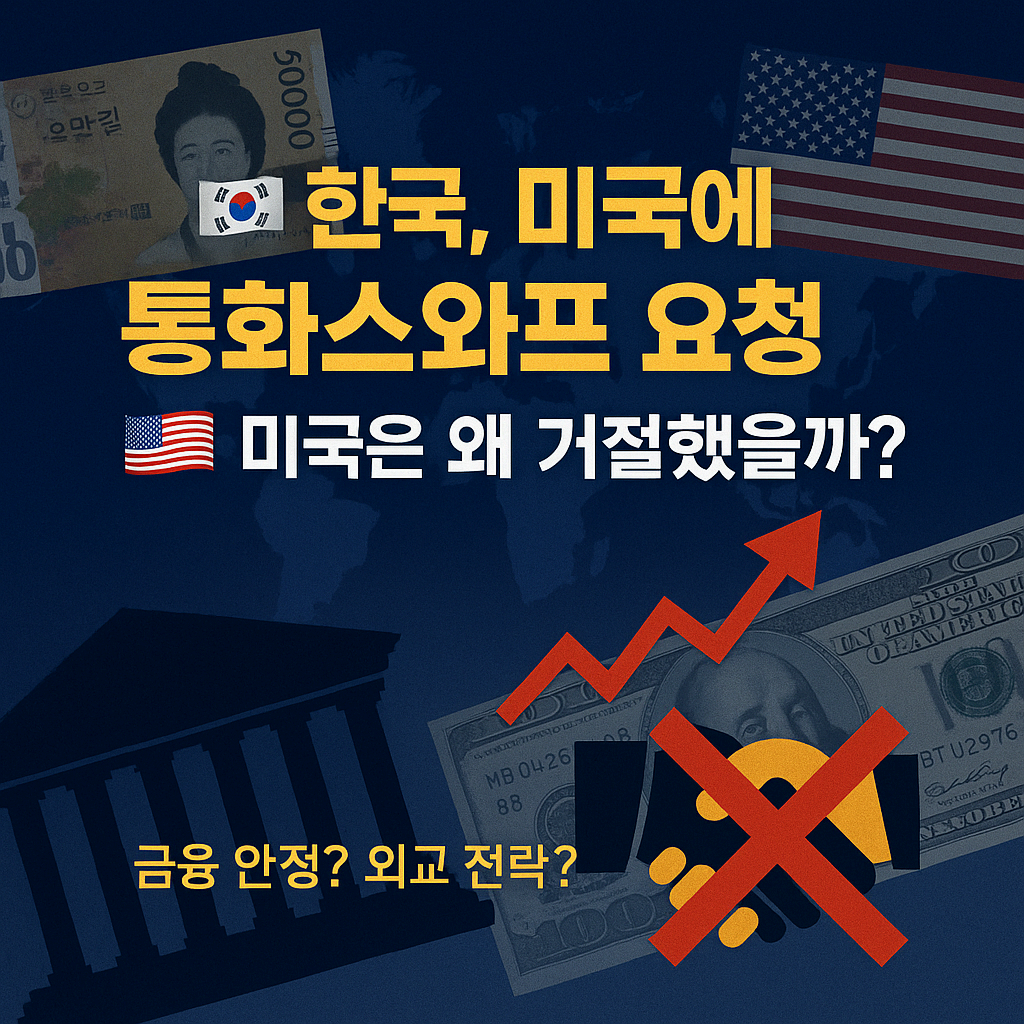 한&middot;미 통화스와프 요청과 미국의 반응