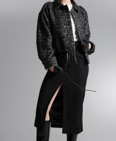 앤아더스토리즈 (&amp; Other Stories) 트위드 자켓 