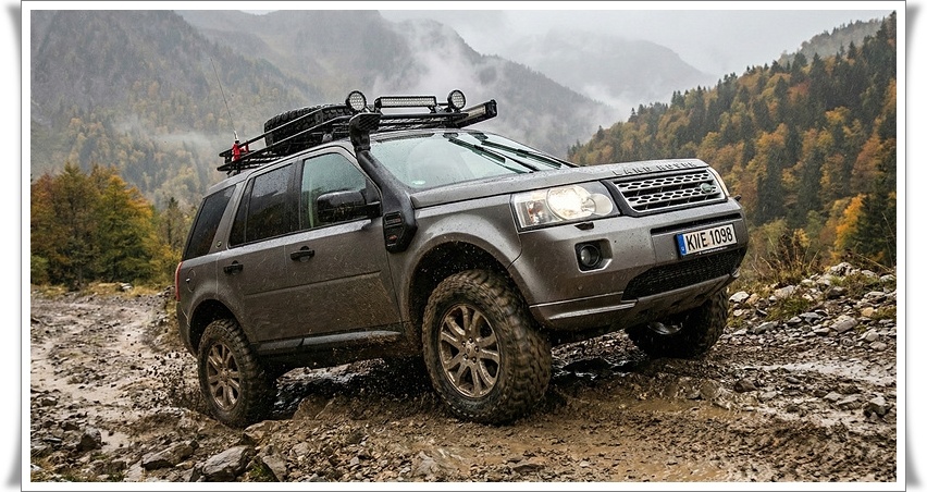 랜드로버 프리랜더2 오프로드 주행모습