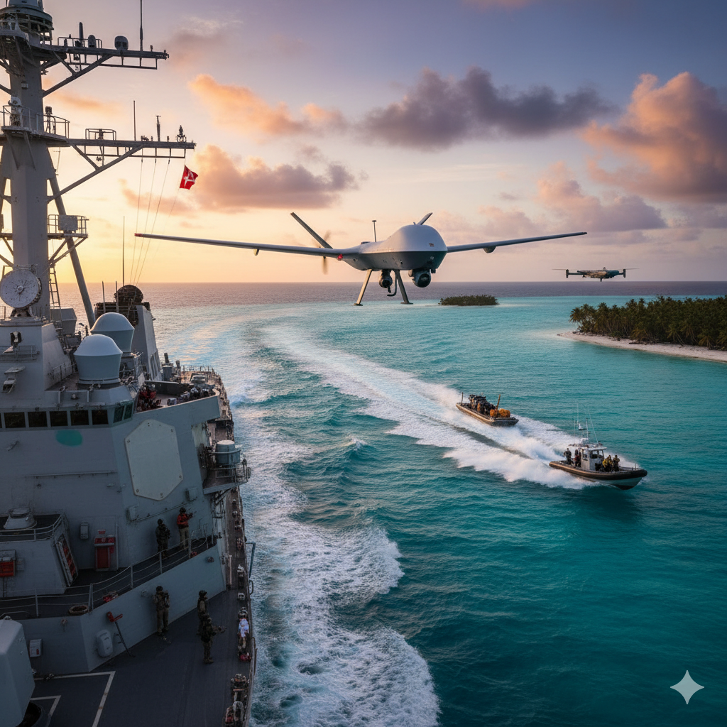 마약 밀수선 대대적 공습