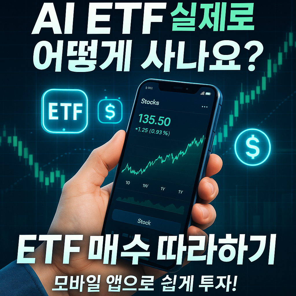 AI ETF 투자, 실제로 어떻게 사나요