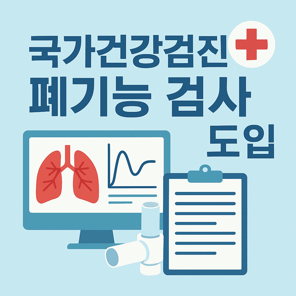 국가건강검진폐기능검사도입