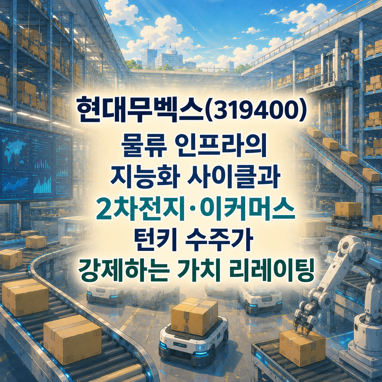 현대무벡스(319400)|물류 인프라의 지능화 사이클과 2차전지·이커머스 턴키 수주가 강제하는 가치 리레이팅
