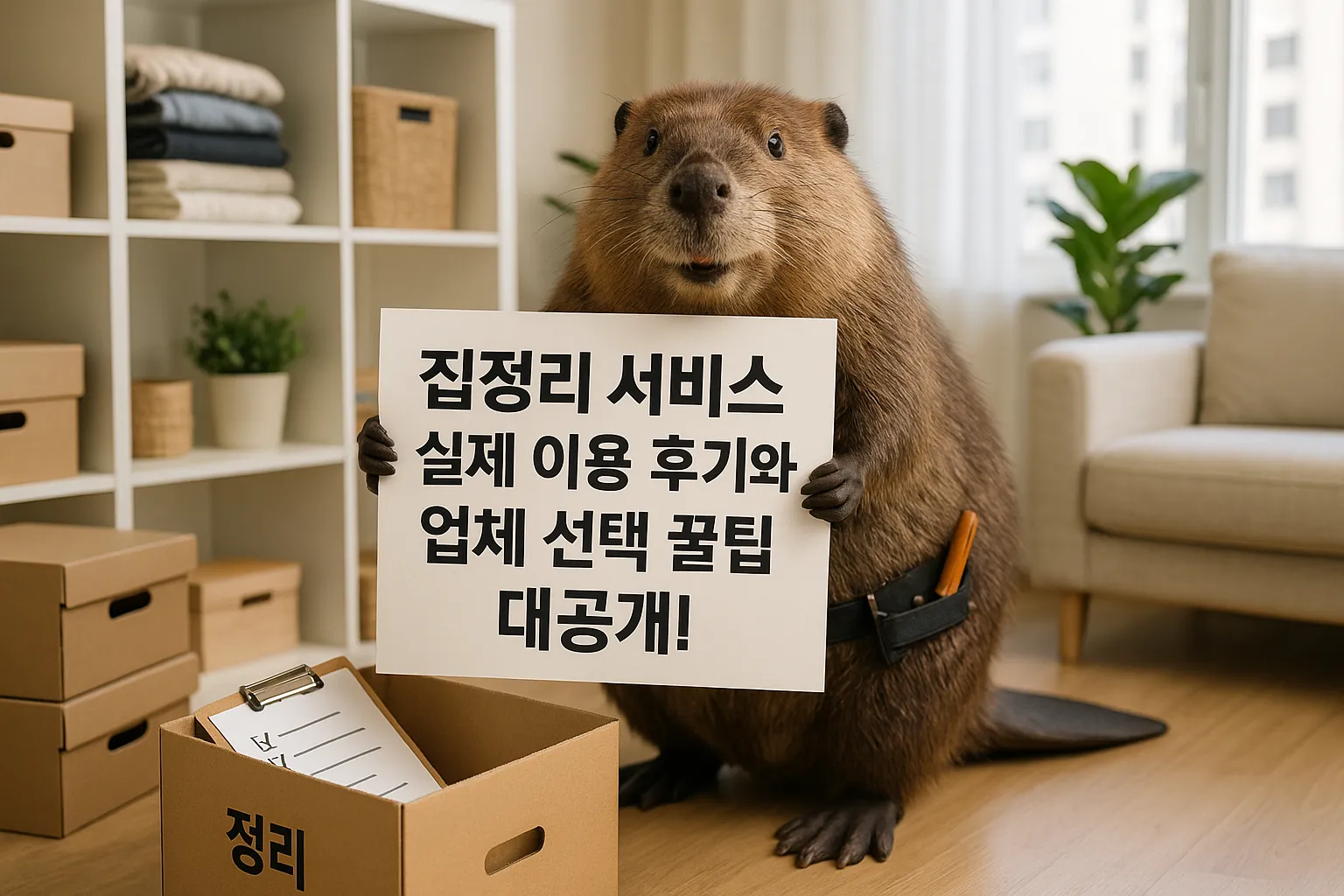 집정리 서비스 실제 이용 후기와 업체 선택 꿀팁 대공개!