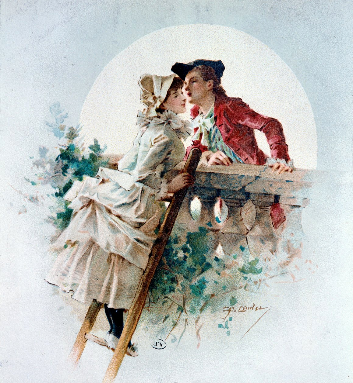 필립 자크 린더(Philippe Jacques Linder), 프랑스, 화가, 1835-1914