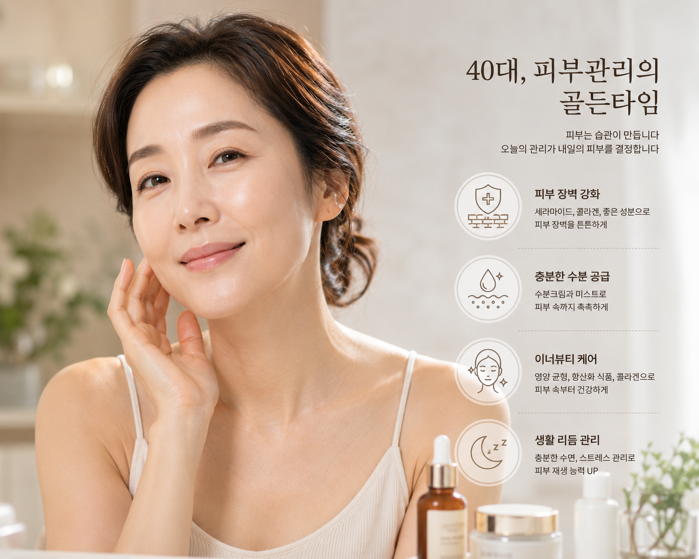 40대 피부 관리 골든타임
