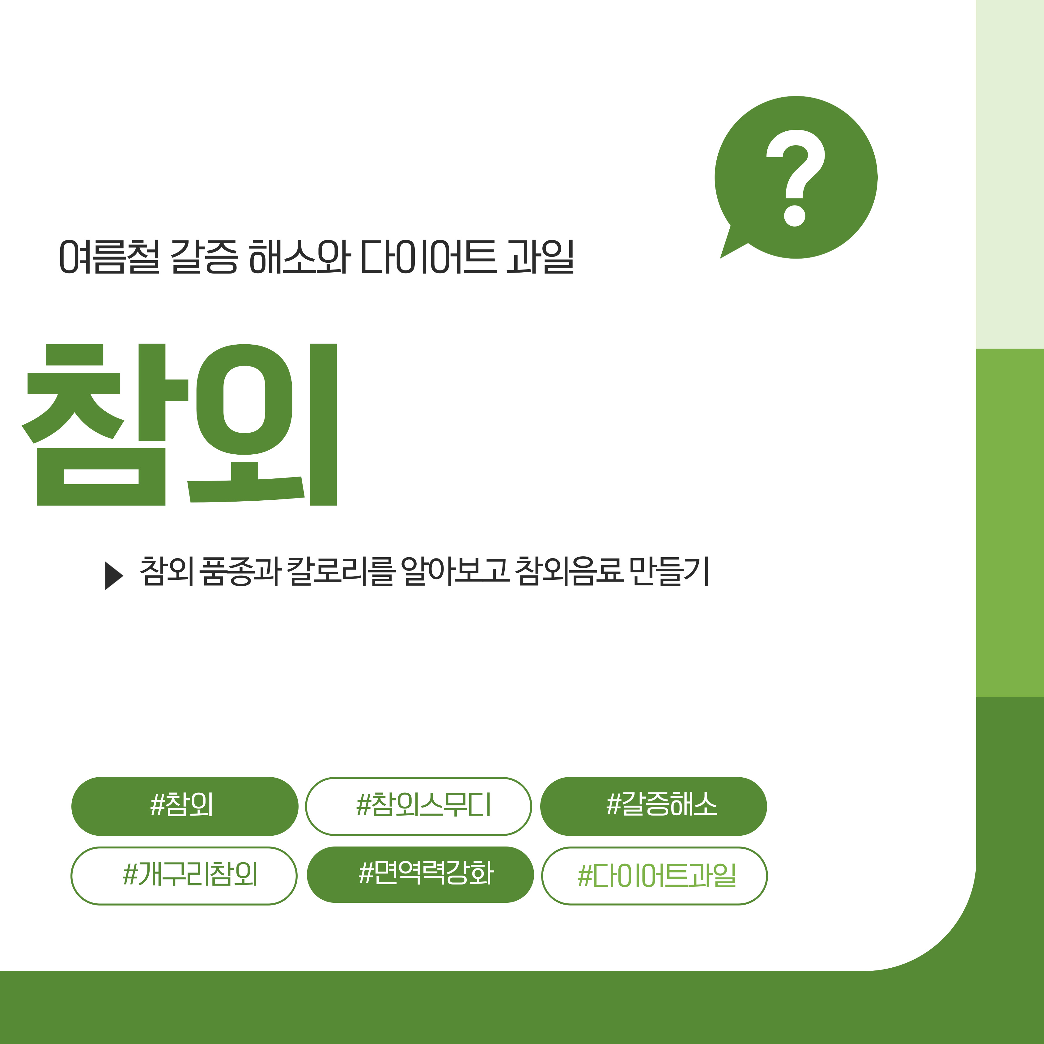 참외, 참외 스무디