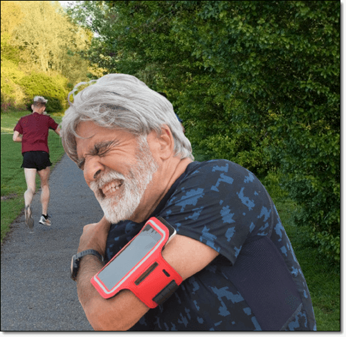 노인 어깨 관절 통증