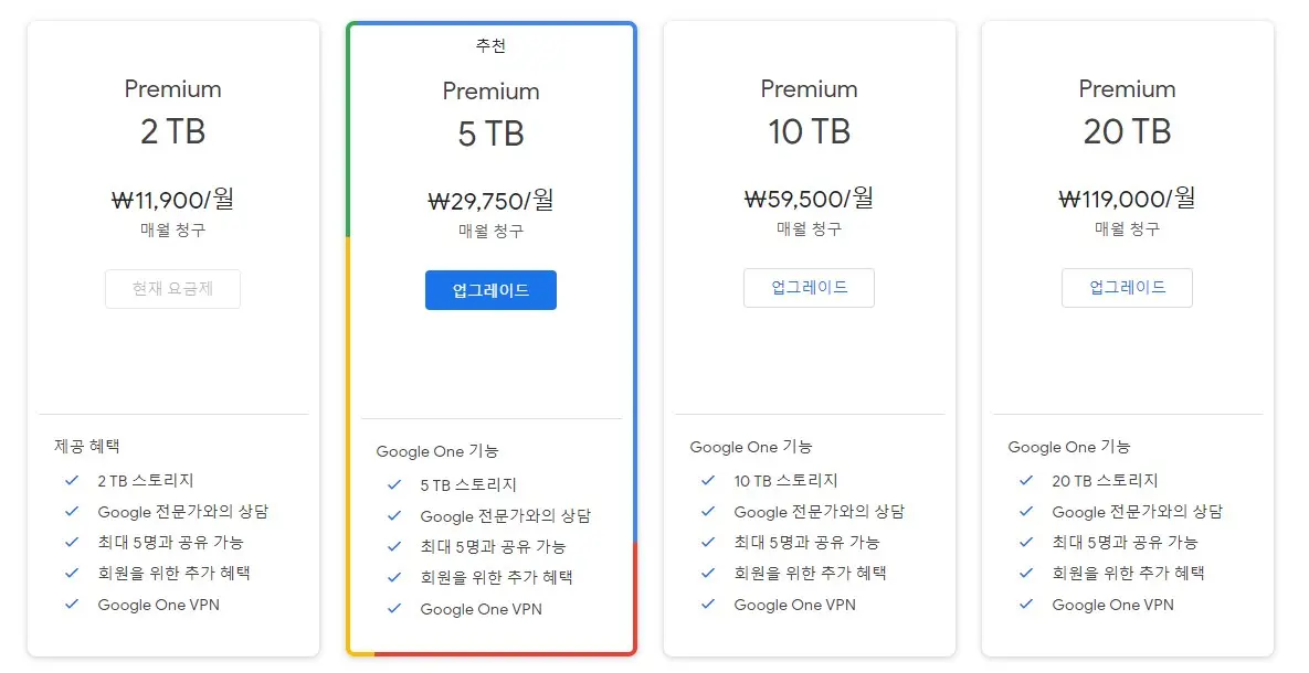 Google One 혜택과 VPN 기능 사용하는 방법