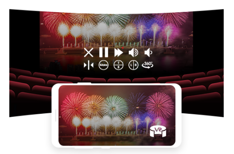 360도 VR 동영상 재생