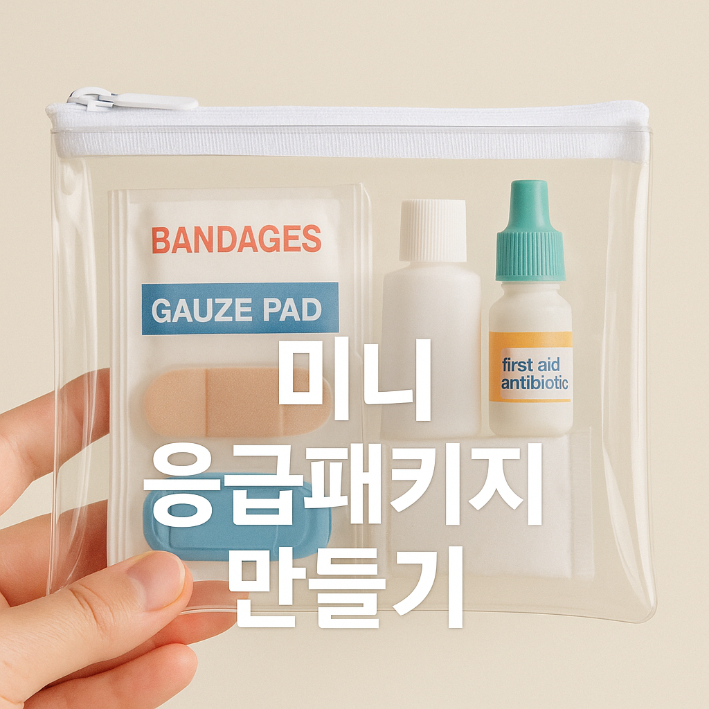 골든타임은 준비에서 시작됩니다! 미니 응급 패키지 만들기🧰