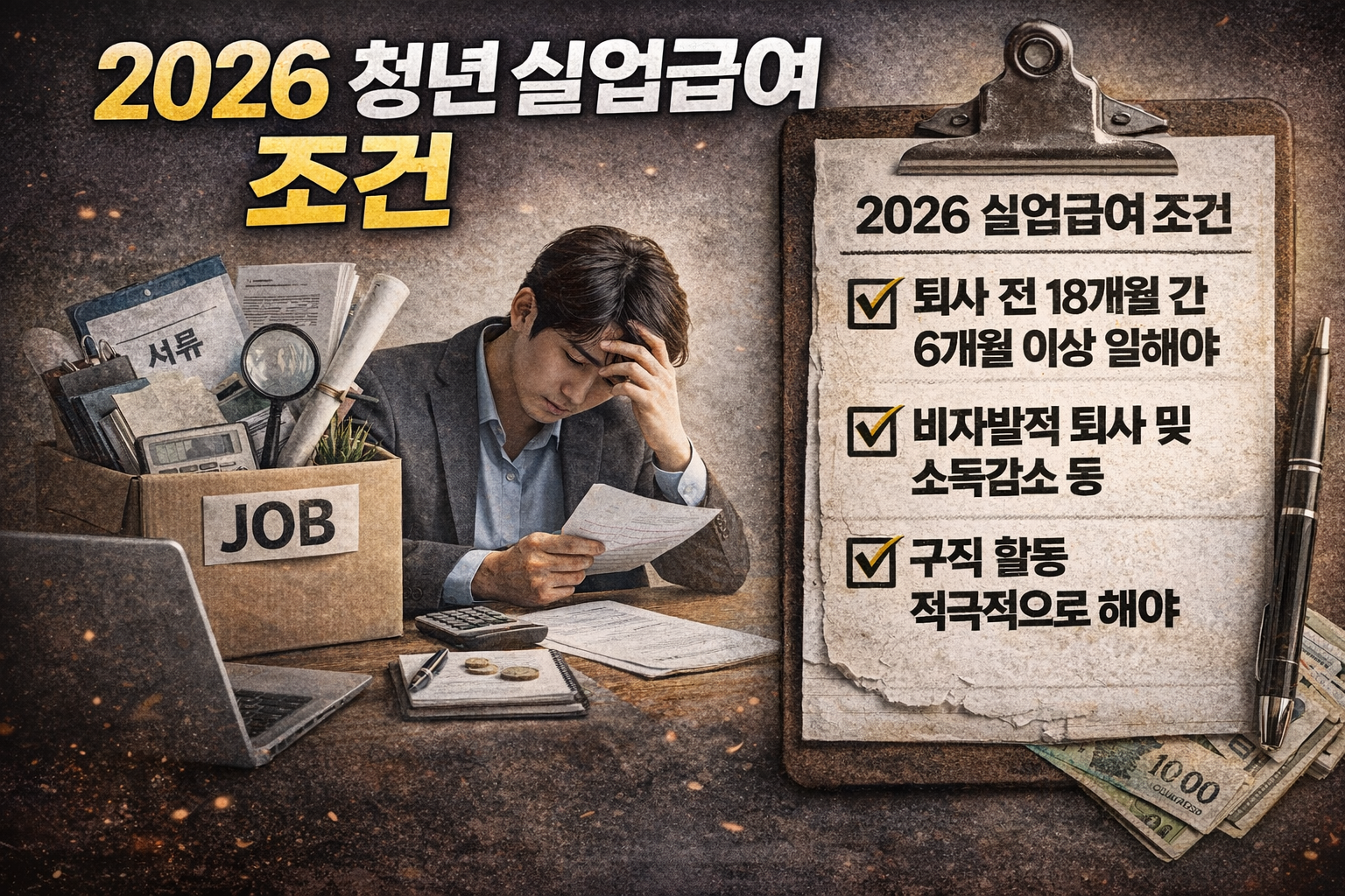2026 청년 실업급여 조건