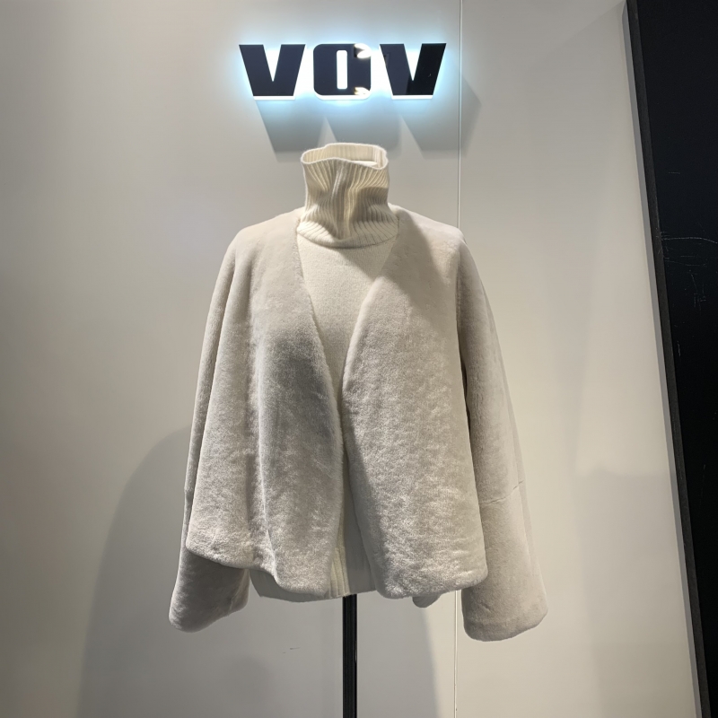 보브 S 시어링 오픈 무스탕 VOV 7151475501