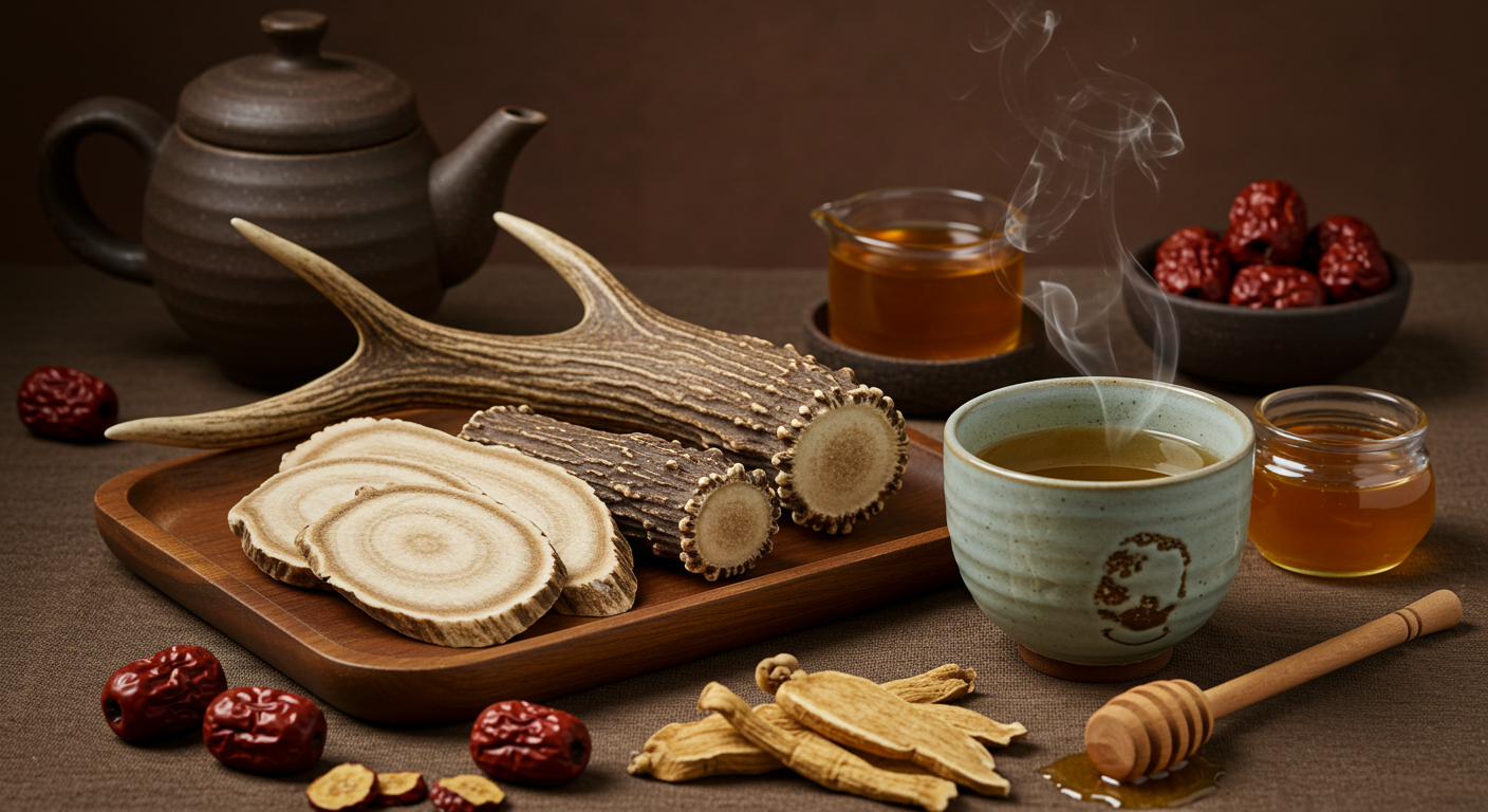 기력을 보충하고 체력을 강화하는 녹용 사진