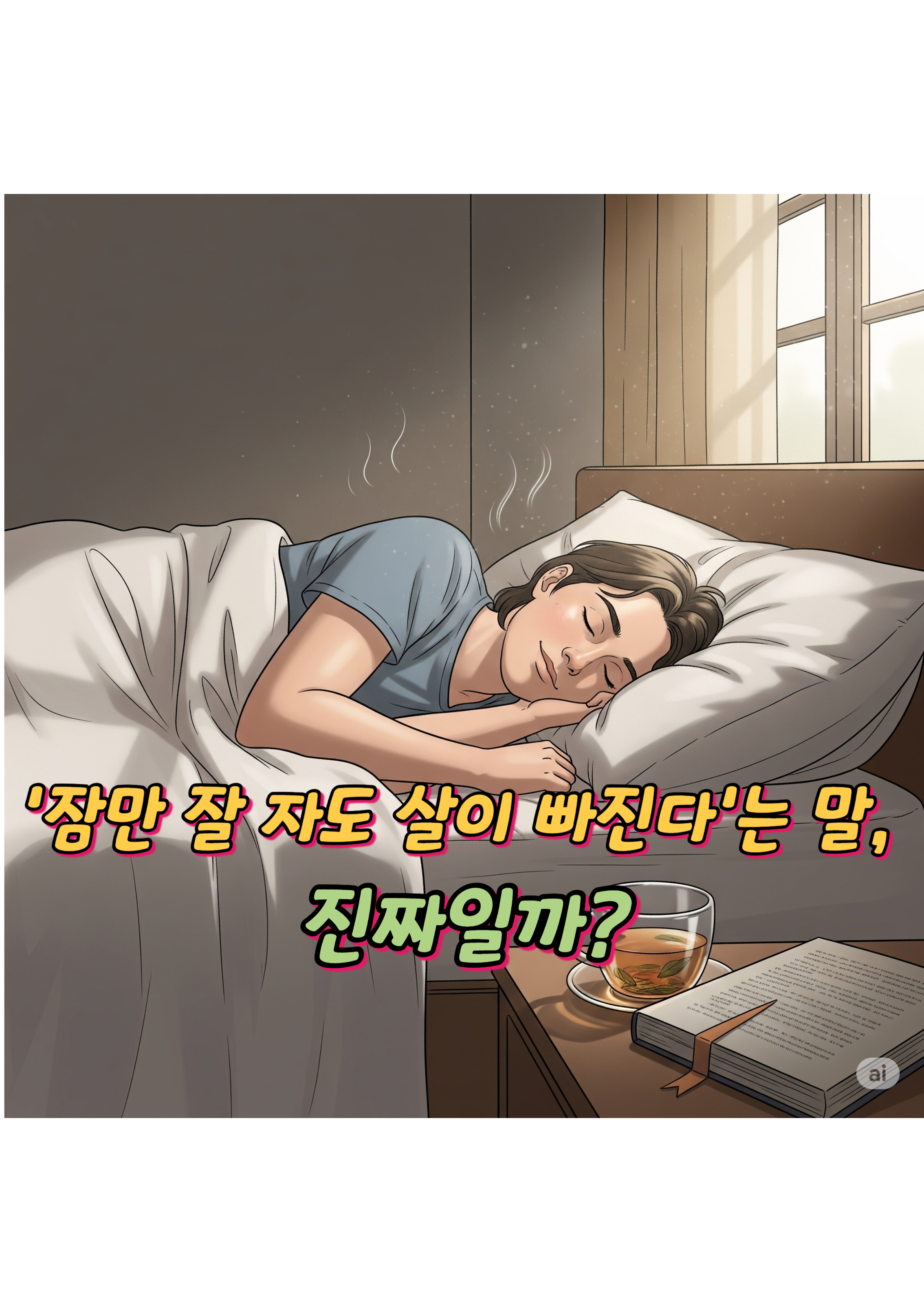 1.'잠만 잘 자도 살이 빠진다'는 말, 진짜일까?