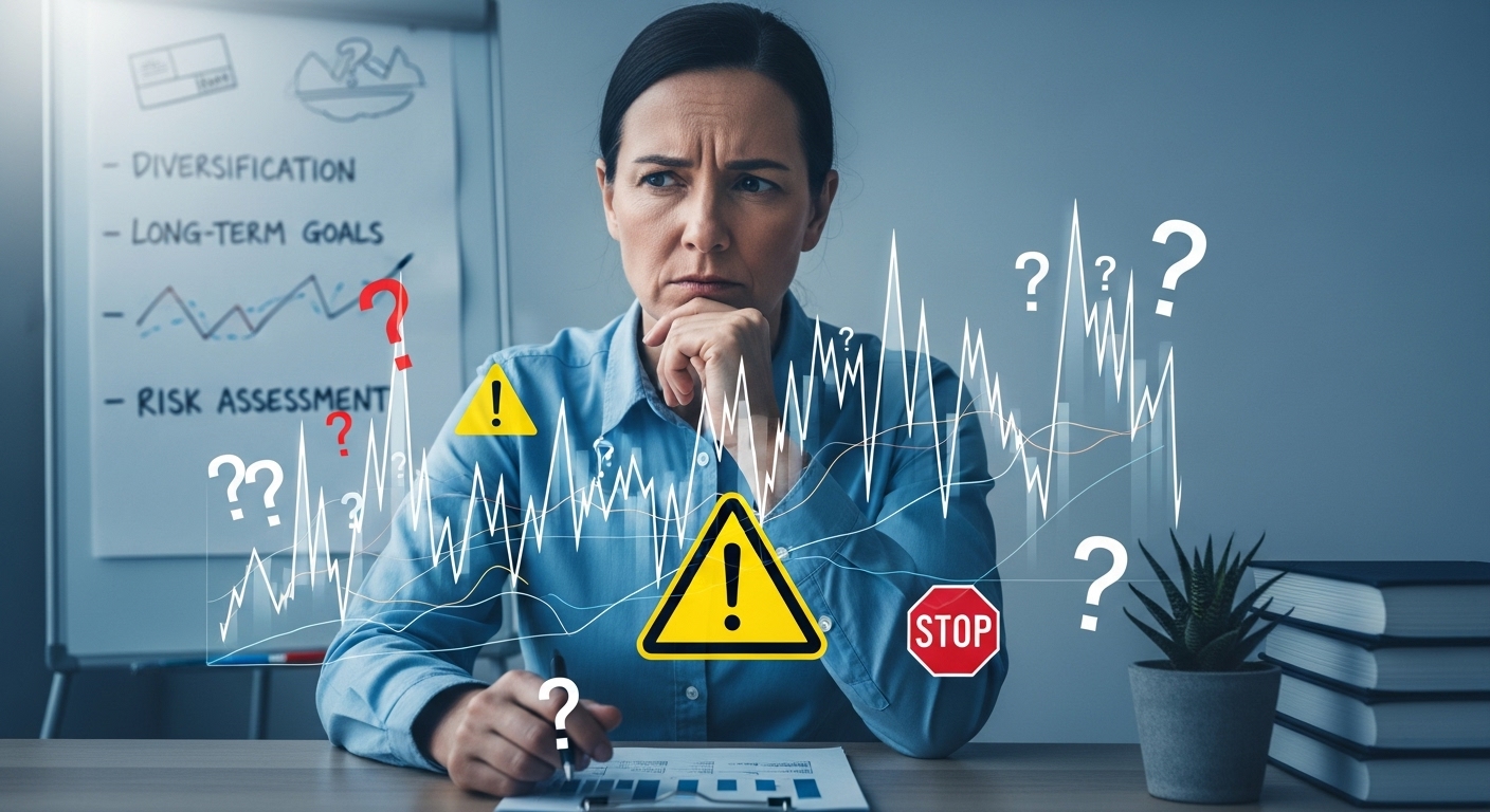 투자시 발생할수 있는 위험과 신중한 접근의 중요성 강조