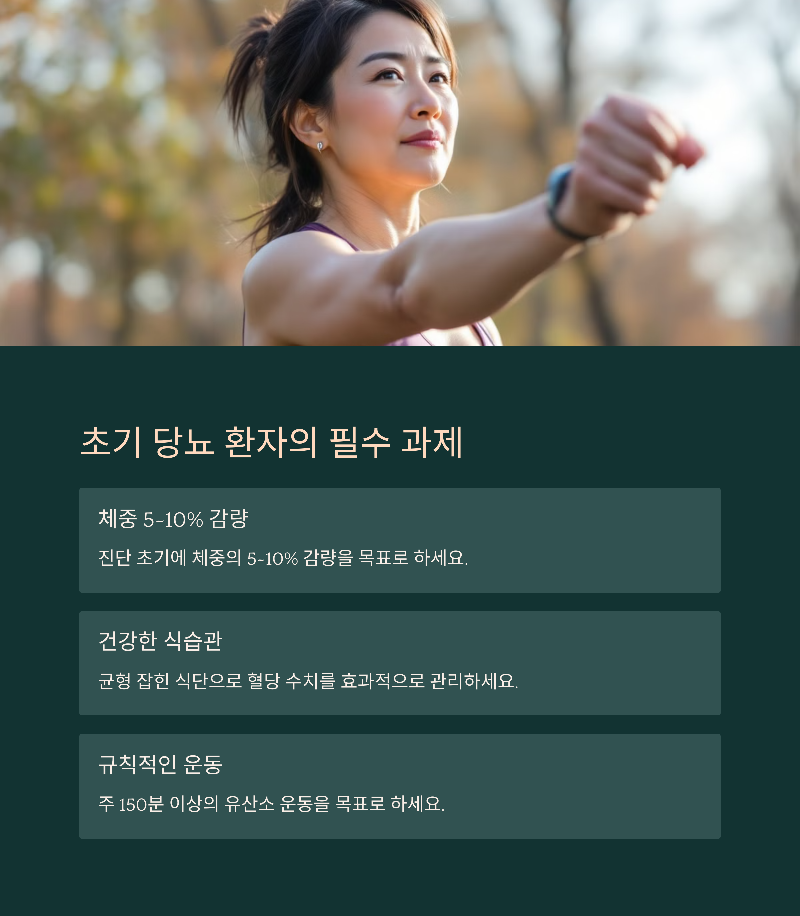 당뇨병 초기의 체중관리의 중요성