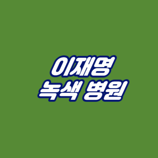 이재명 녹색병원