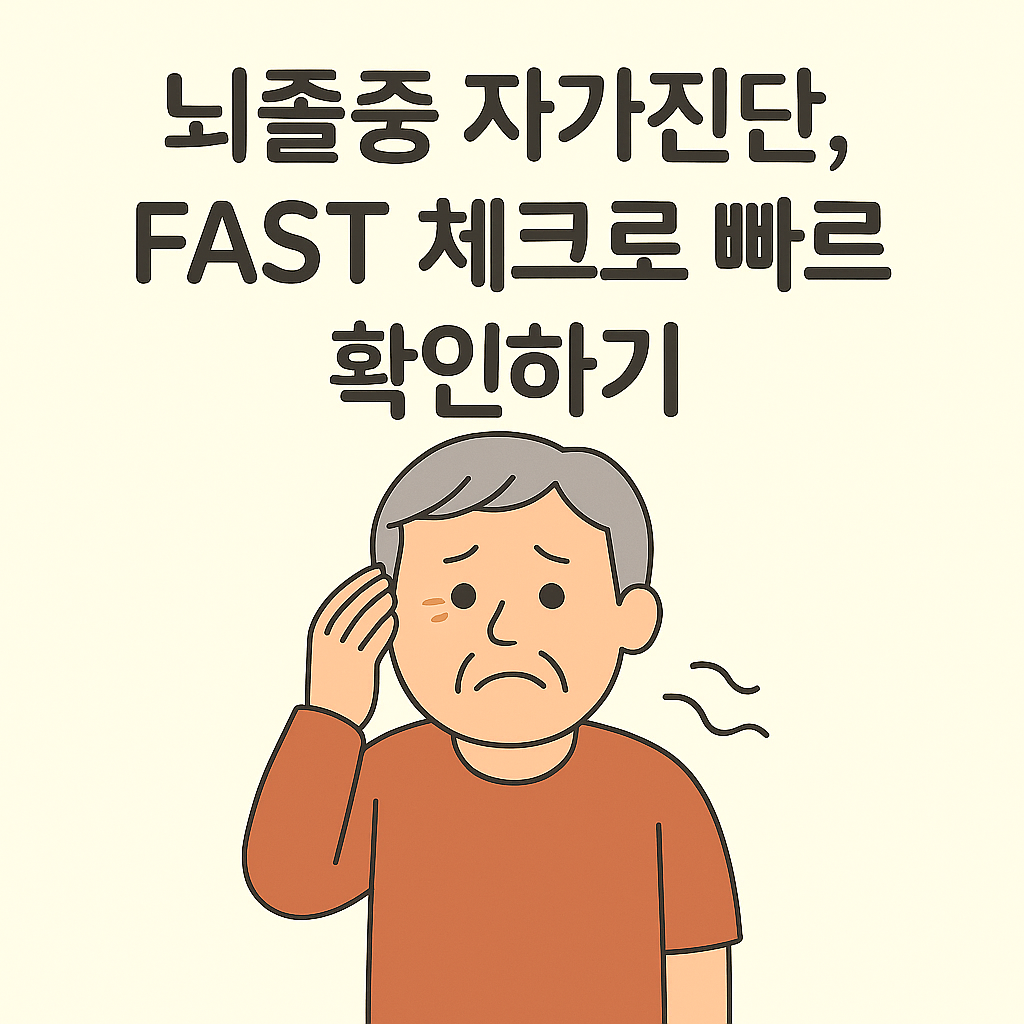 뇌졸중 자가진단 이미지